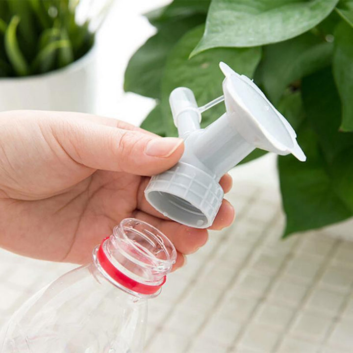 Innovativer Flaschenverschluss als Gießhilfe & Bewässerungssprinkler, perfekt für effiziente Pflanzenpflege.