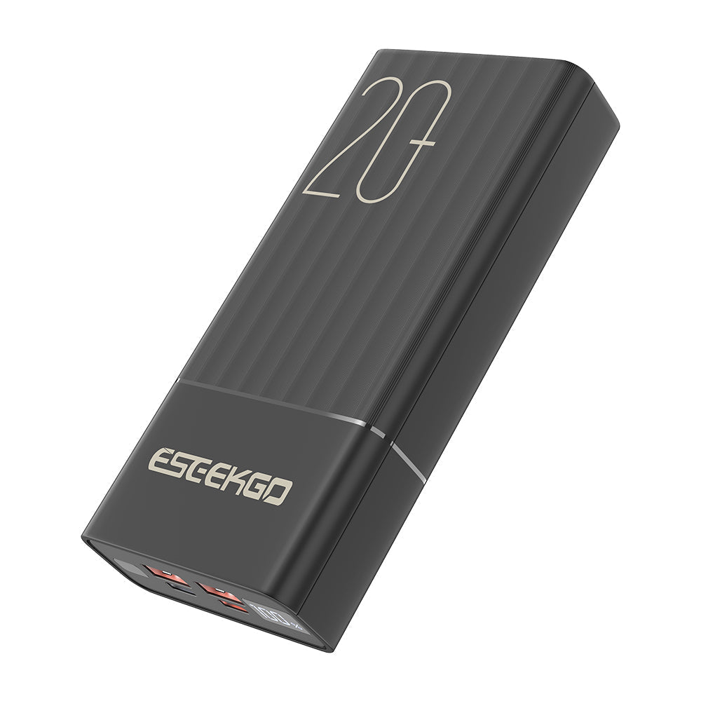 Hochleistungs-Powerbank 20.000mAh, 22,5W schnellladend, ideal als mobiles USB-C Ladegerät.