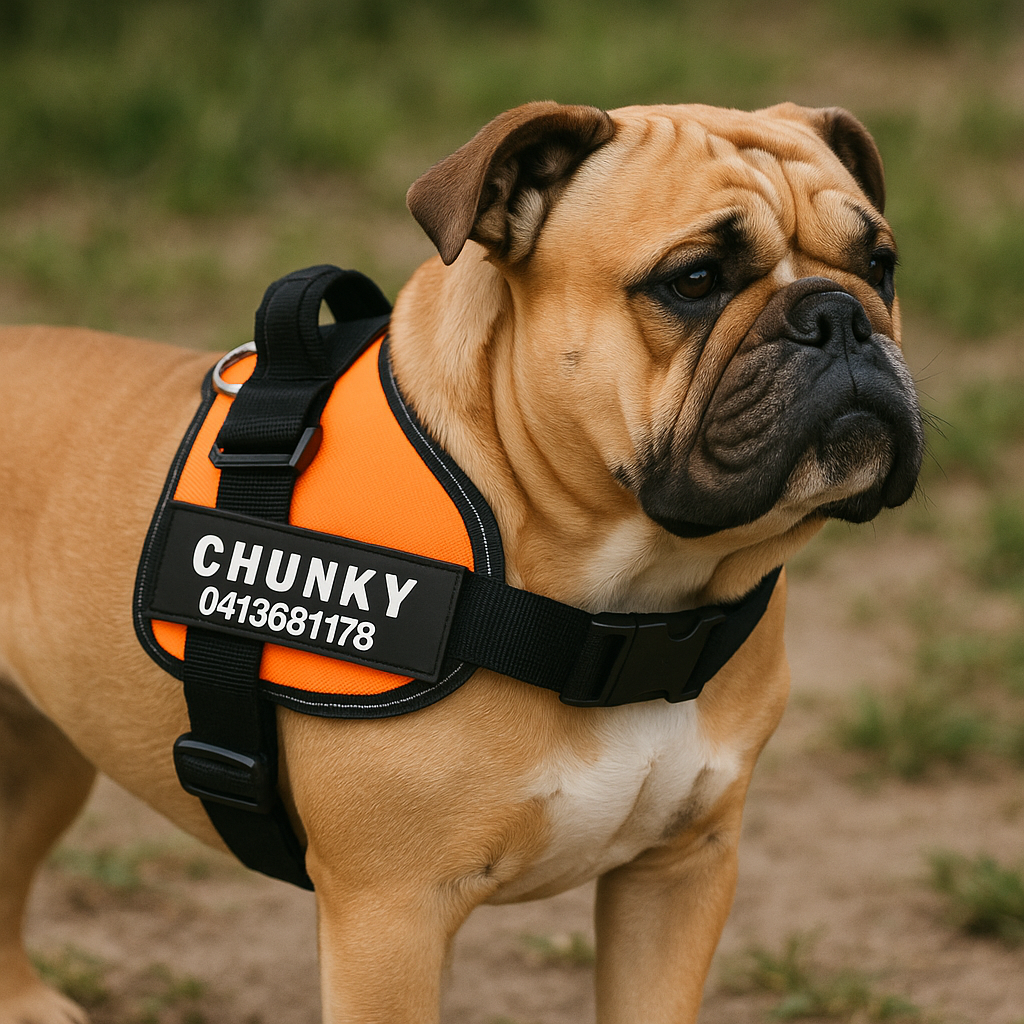 Personalisiertes Anti-Zug Hundegeschirr für komfortable & sichere Spaziergänge. Hochwertiges Komfortgeschirr.
