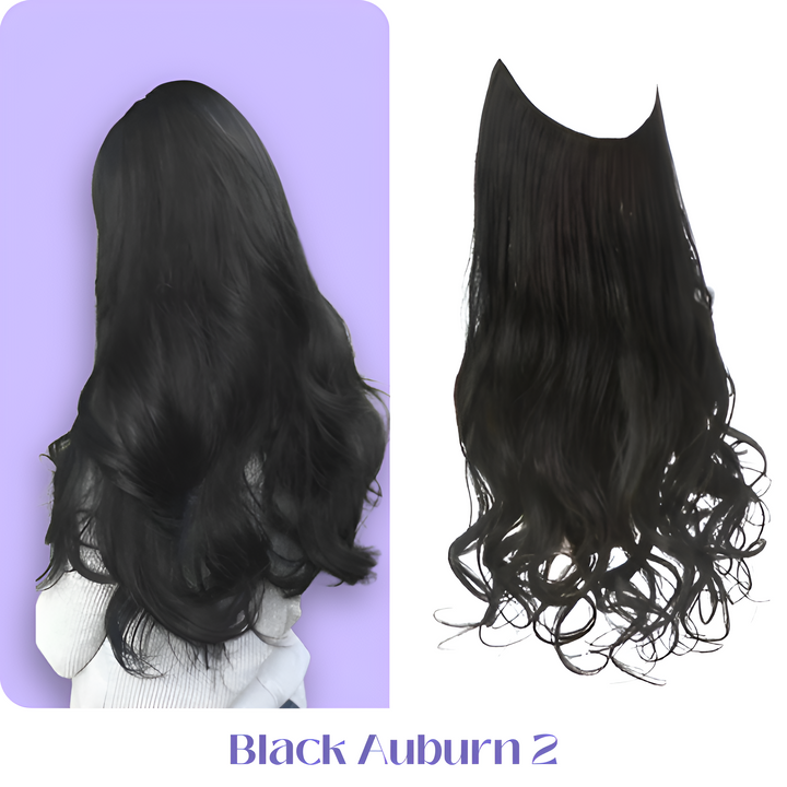 Natürliche Haarlänge und Fülle mit den unsichtbaren Damen Extensions.