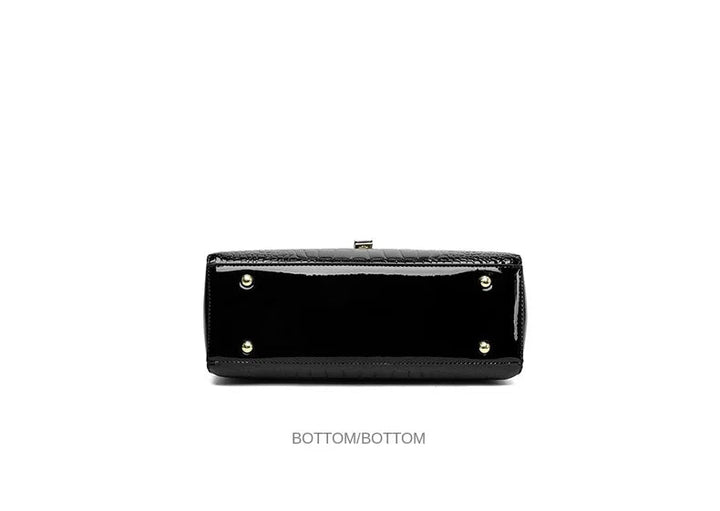 Zeitlose Damen Handtasche mit elegantem Blumenmuster, vielseitig kombinierbar als Mode Accessoire.