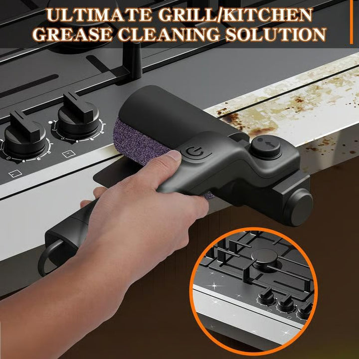Die elektrische Grillbürste, kabellos, macht die Grillrost-Reinigung zum Kinderspiel für Ihr BBQ-Zubehör.