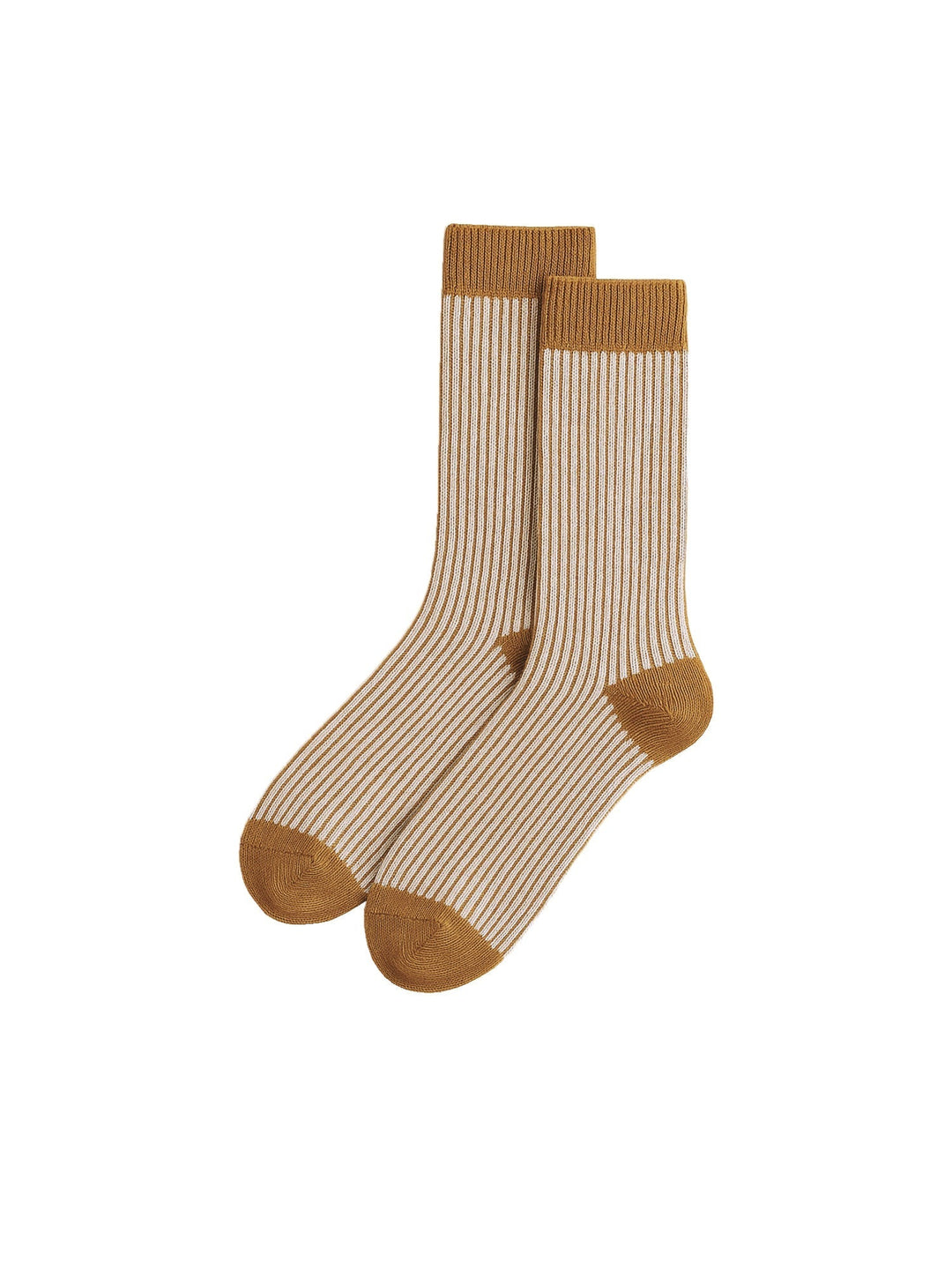 Gestreifte Damen Jacquard-Socken, bequem & stilvoll. Perfekte Alltagssocken aus Portugal.
