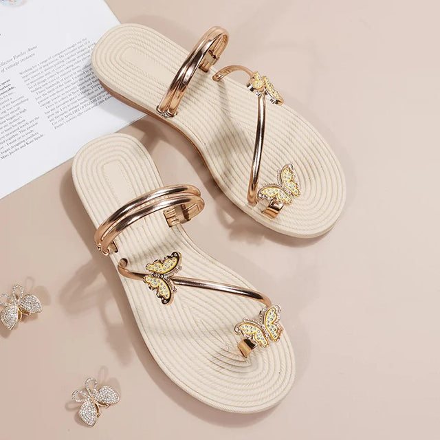 Bequeme Schmetterlings-Sandalen für Damen, elegant & stilvoll.