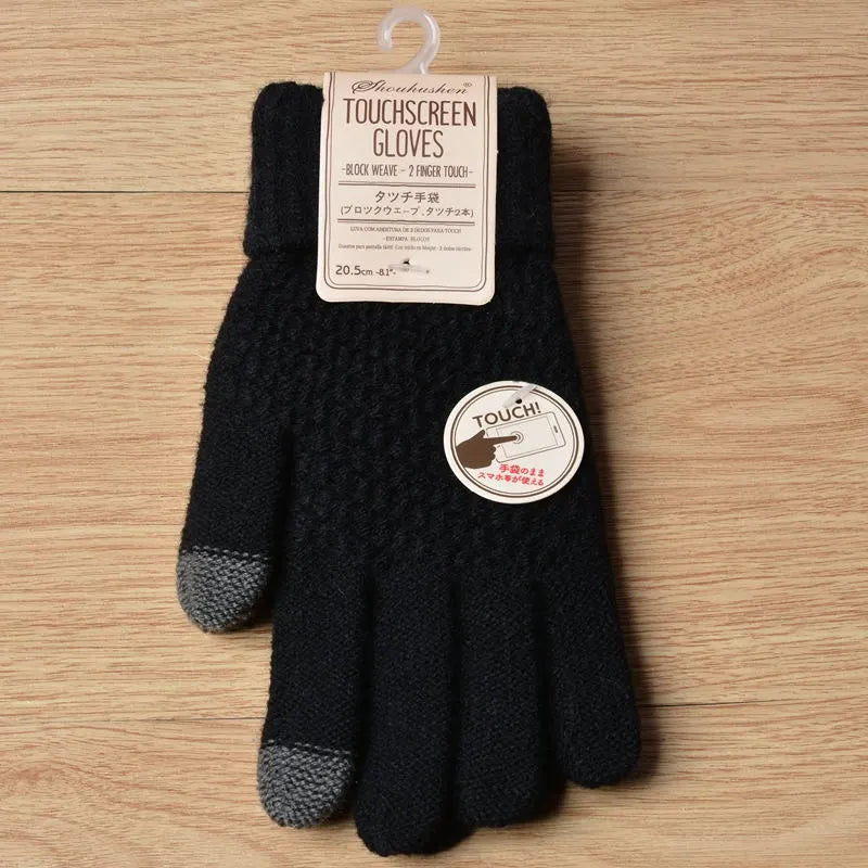 Smarte Winterhandschuhe für Damen & Herren, Touchscreen-Funktion, warm & stilvoll für jede Winteraktivität.