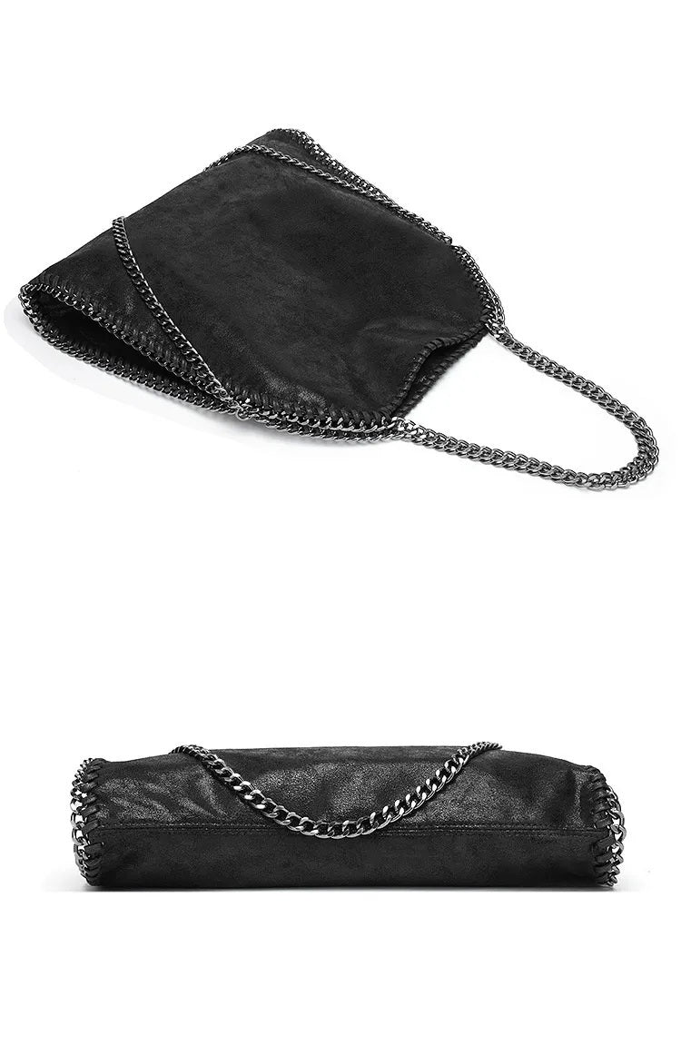 Elegante Damen Luxus Umhängetasche mit Kette, weich & chic, ideal für stilvolle Frauen.