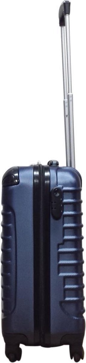 Praktisches dunkelblaues 2er Reisegepäck-Set: Hartschalenkoffer XL & S mit Rollen für jede Reiseart.