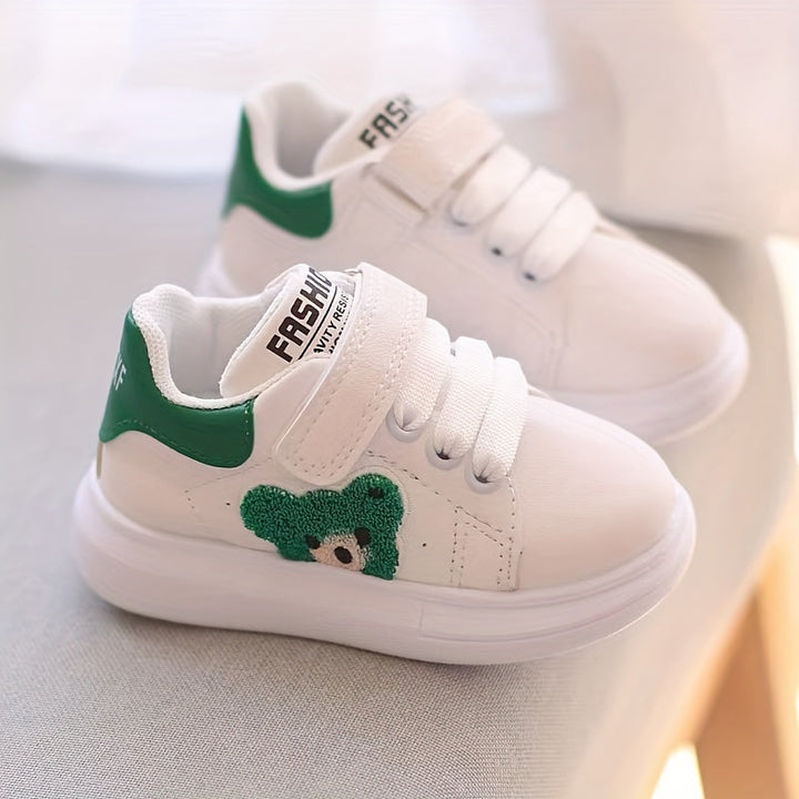 Vielseitige Lauflernschuhe für Babys, ideal für drinnen & draußen, mit Klettverschluss & Profil.