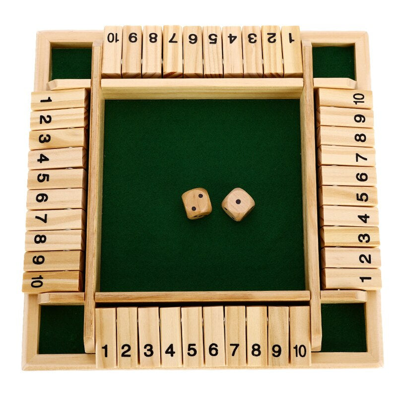 Hochwertiges Holzspielzeug: nachhaltiges Familienspiel mit farbigen Spielfiguren. Ideal zum Lernen.