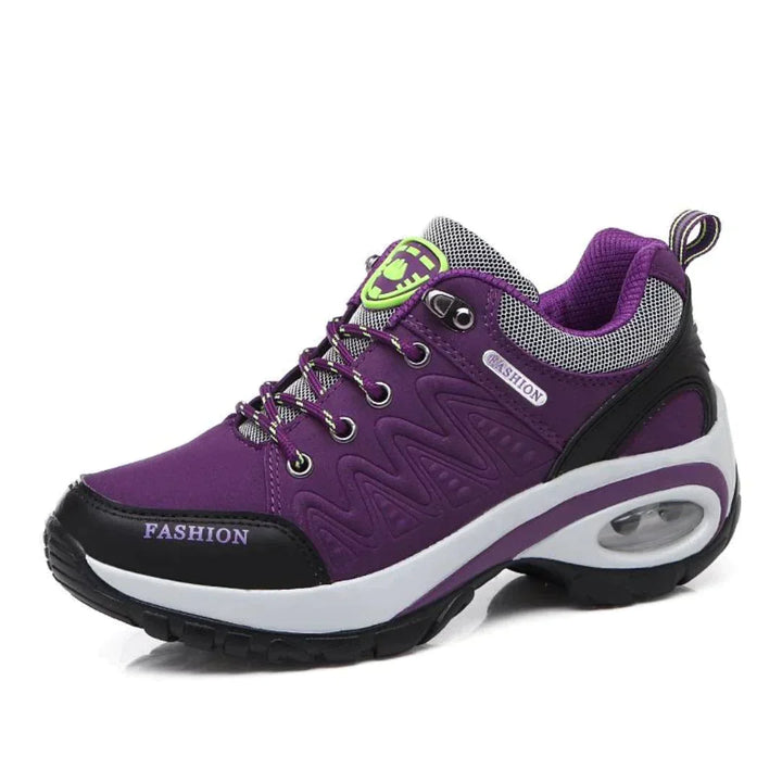 Robuste Damen Wanderschuhe mit rutschfester Sohle. Ideale Komfortschuhe für Outdoor-Aktivitäten & Freizeit.