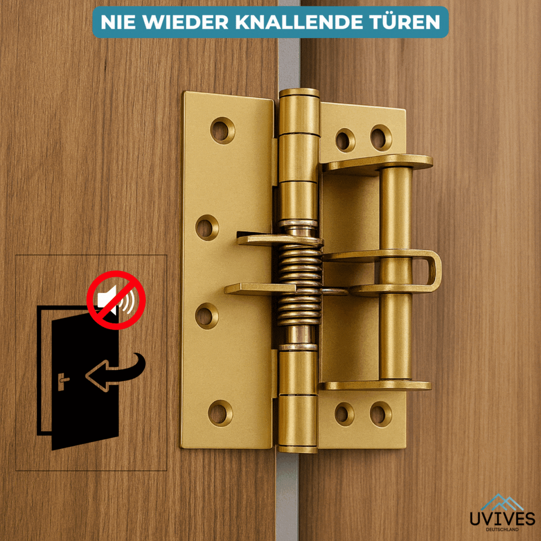 Sicherer, geräuschloser Türschließer aus Metall für Zuhause, wetterfest & zuverlässig.