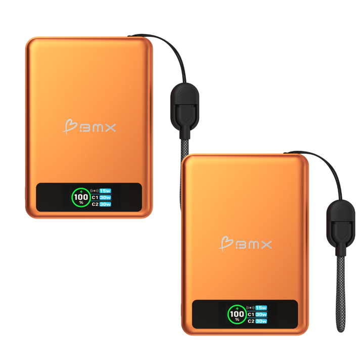 Hochleistungs-Qi2 Powerbank 10000 mAh, magnetisch, mit USB-C Schnellladefunktion für zuverlässiges Aufladen.
