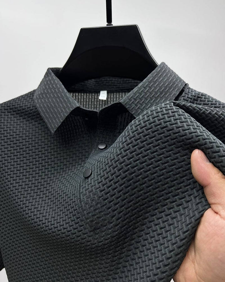 Elegantes Herren Polo-Shirt in Luxusqualität. Komfortabel & atmungsaktiv für Business, Freizeit, Frühling.