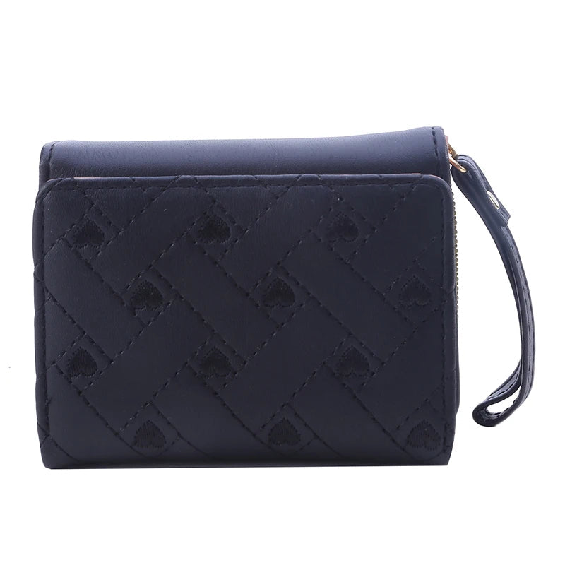 Modische Damen Geldbörse mit irischem Charme, dreifach faltbar, praktisches Accessoire.