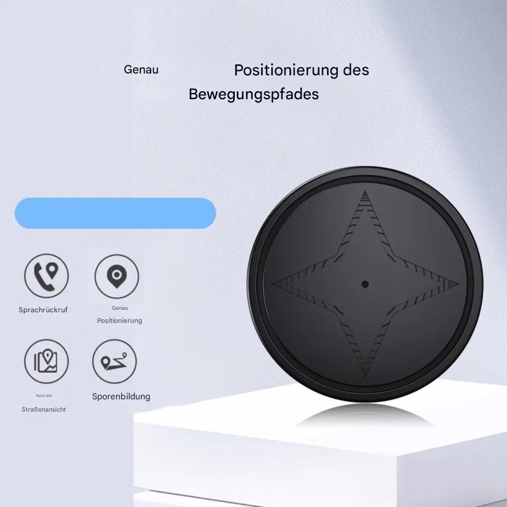 Magnetischer GPS Tracker, USB aufladbar, für schnelle Installation an Fahrzeugen. Zuverlässige Echtzeit-Ortung.