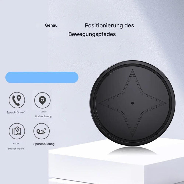 Magnetischer GPS Tracker, USB aufladbar, für schnelle Installation an Fahrzeugen. Zuverlässige Echtzeit-Ortung.