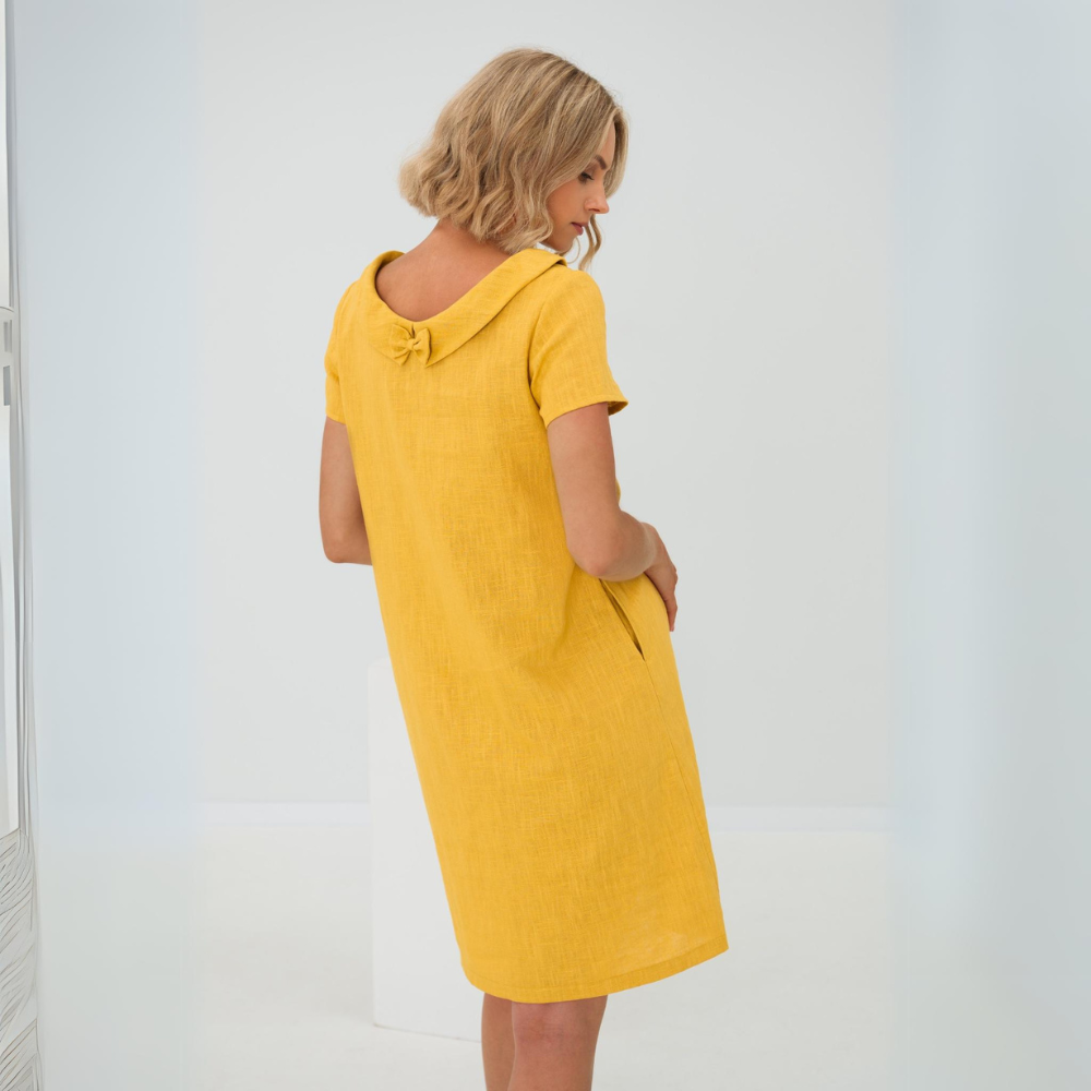 Stilvolles Damen Freizeit Midikleid, bequem und elegant, ideal als Sommerkleid für diverse Anlässe.