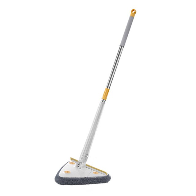 Ergonomischer 360° Drehmikrofaser Wischmopp für effektive Reinigung aller Oberflächen im Haushalt.