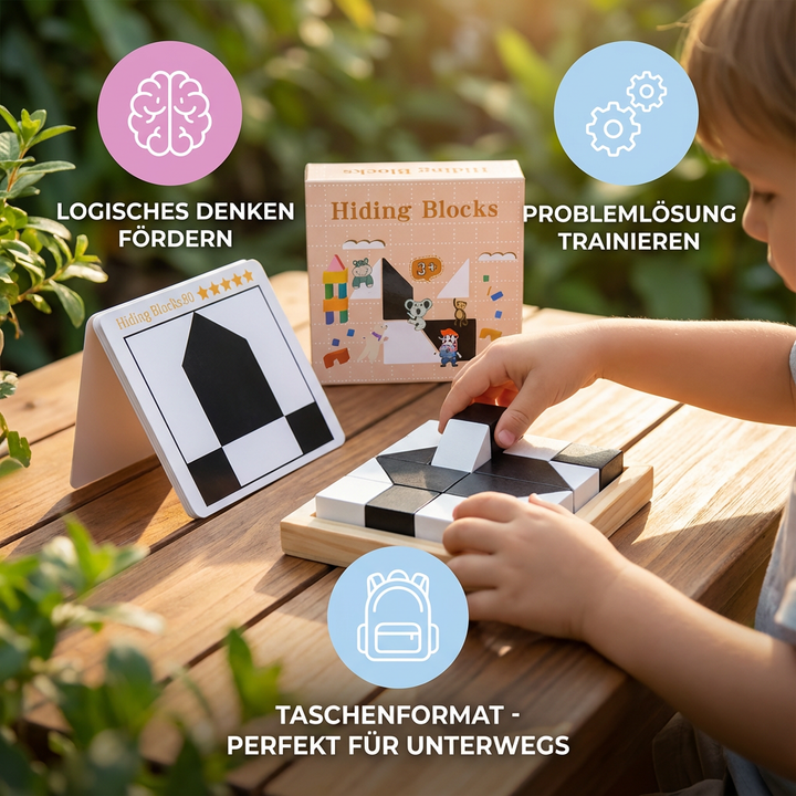 Lernspiel Logikrätsel im Taschenformat, stärkt Konzentration & Problemlösung. Ideal für Denksport bei Kindern & Erwachsenen.