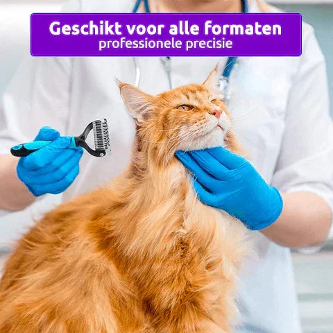 Fellbürste & Entwirrkamm für Haustiere. Reduziert lose Haare und Unterwolle für ein sauberes Zuhause.