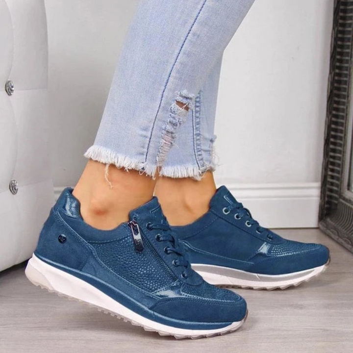 Gelenkschonende Damenschuhe: Orthopädische Komfortschuhe mit Dämpfung, bieten Halt & gesunde Füße.