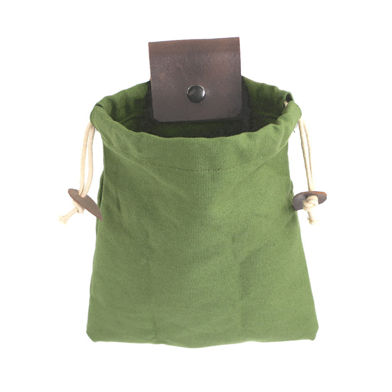 Freihändige Outdoor-Gürteltasche aus robustem Canvas, faltbar, perfekt für Wanderungen & Reisen.