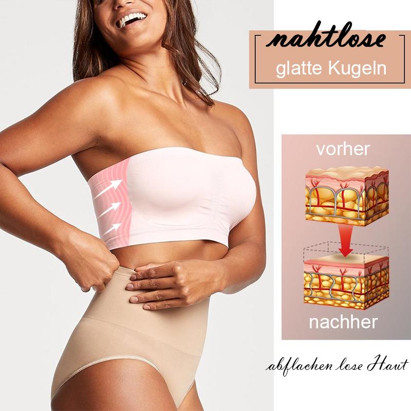 Rutschfester Bandeau-BH für Damen, trägerlos & nahtlos. Bietet Halt und Komfort als Basic-Dessous.