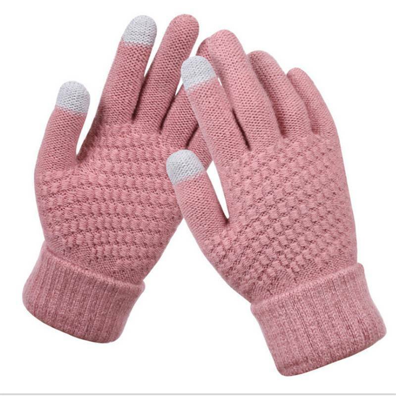 Stilvolle Winterhandschuhe für Smartphone, unisex, warm und bequem, ein Muss für Wintermode.