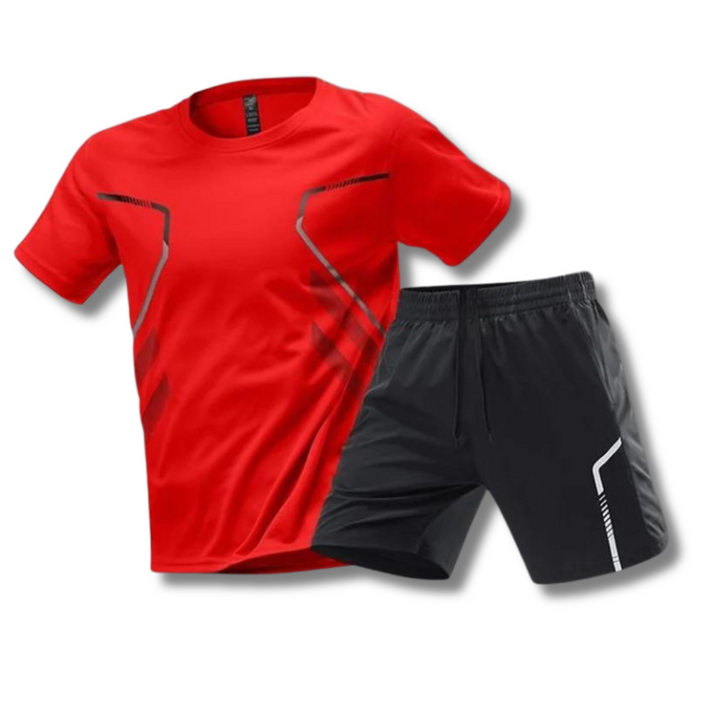 Bequeme Herren Sportshorts für Tennis & Padel in Schwarz. Ideal für aktives Training und Outdoor-Sport im Sommer.