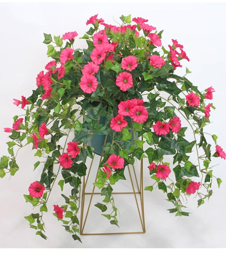 Dekorative künstliche Winde Kletterpflanze 90cm, UV-beständig, verschönert jeden Raum & Außenbereich.