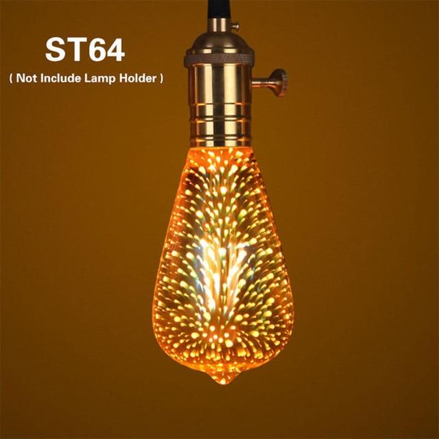 Wohnzimmer Deko: E27 LED Glühbirne mit 3D Sternenlicht & Feuerwerkseffekt. Einzigartiges Stimmungslicht.