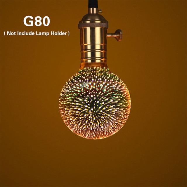 Partyzubehör & Weihnachtsdeko: 3D Sternenlicht LED Glühbirne mit beeindruckendem Feuerwerkseffekt.