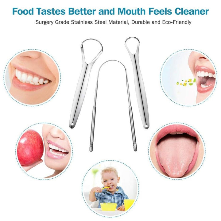 Langlebiger Edelstahl Zungenreiniger für optimale Oralcare. Verbessert die Zungenhygiene nachhaltig.