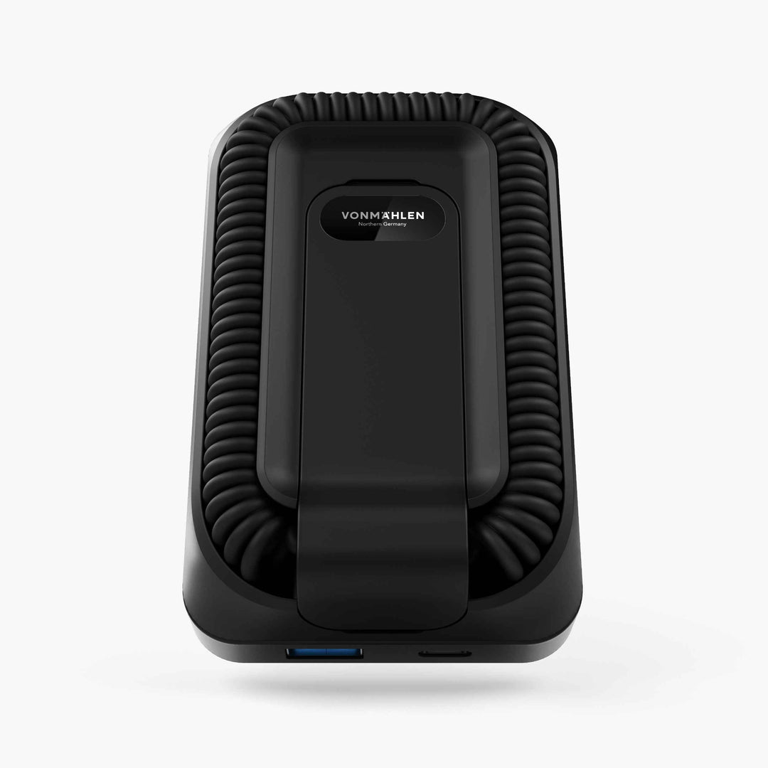Magnetischer Akkupack 10000 mAh, ideal für mobiles Laden unterwegs. Praktisches Reise-Ladezubehör.