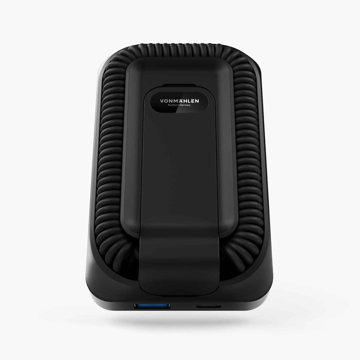 Magnetischer Akkupack 10000 mAh, ideal für mobiles Laden unterwegs. Praktisches Reise-Ladezubehör.