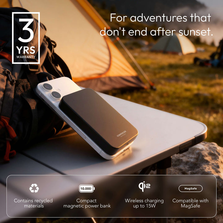 Smartphone-Zubehör: MagSafe Powerbank 10000 mAh, mobil & leistungsstark für Reisen.