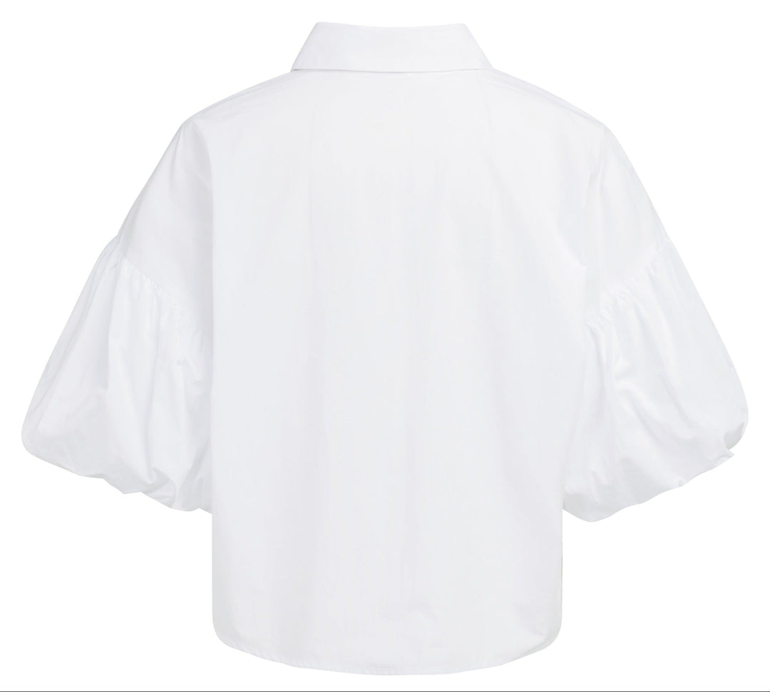 Damen Oversize-Bluse, lässig & chic, mit modischen Ballonärmeln; ein Must-have für Ihre Garderobe.