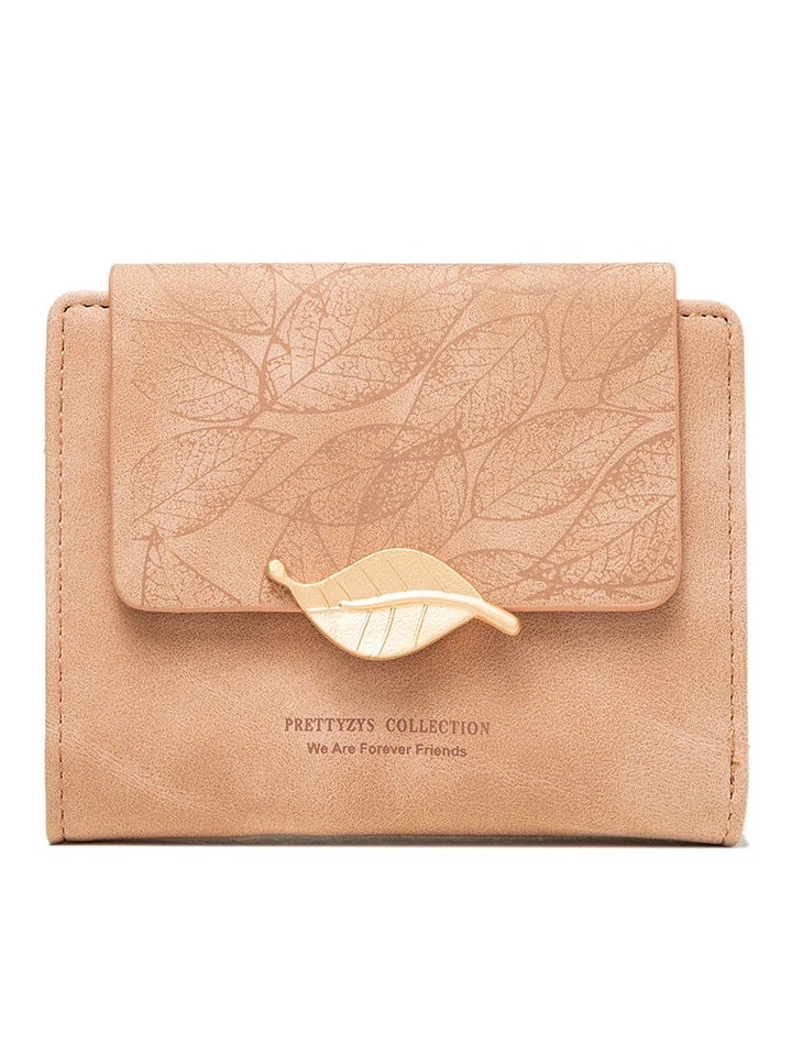 Chice Damen Retro Wallet mit elegantem Blattmuster, ein stilvolles Geschenk oder tägliches Accessoire für Frauen.