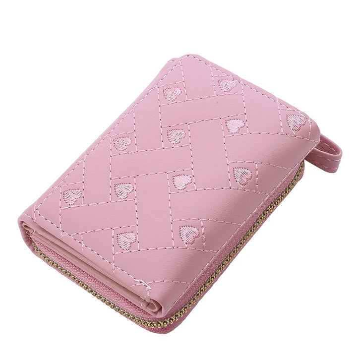 Kompaktes Damen Portemonnaie, stilvoll und praktisch, ideal für die Handtasche.