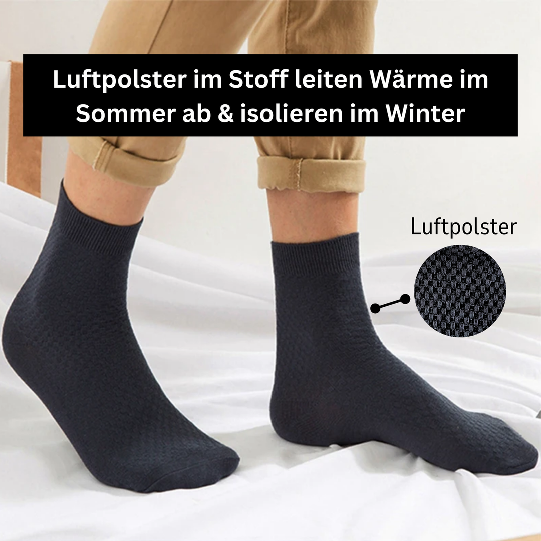 Hochwertige Luxus Herren Socken, langlebig und stilvoll. Perfekt für jeden Tag.