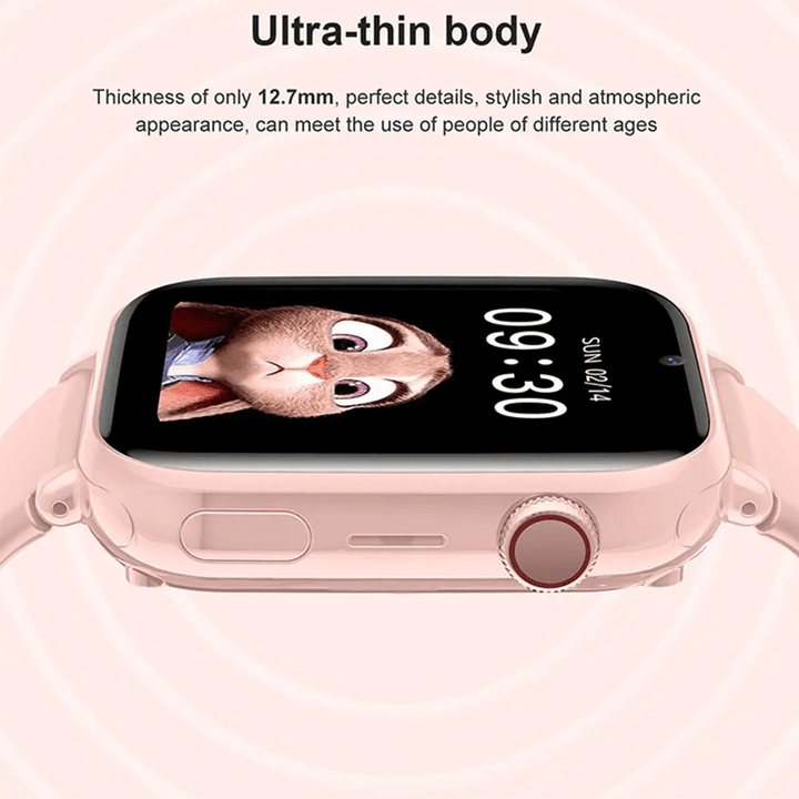 Kinder-Smartwatch mit präziser GPS-Ortung und 4G-Videotelefonie, für die Sicherheit Ihrer Kinder.