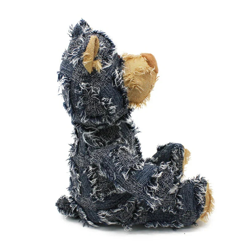 Zahnreinigendes Hundekauspielzeug für starke Kauer. Langlebig, sicher & gelb, ideal für große Hunde.