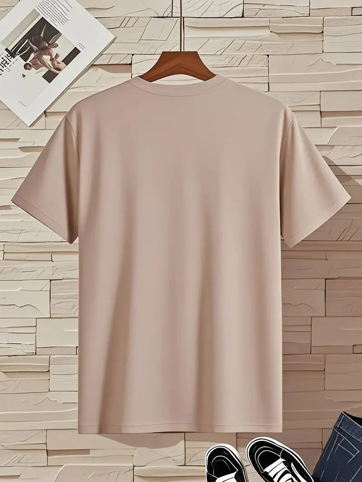 Essentielles Herren Kurzarm T-Shirt mit V-Ausschnitt & Slim Fit, für vielseitige Looks.