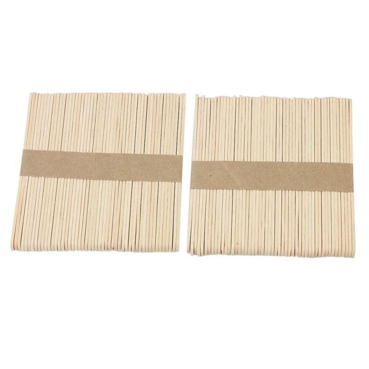 Umweltfreundliche Holzspatel für professionelles Waxing & Haarentfernung; ideal für Körperpflege & glatte Haut.