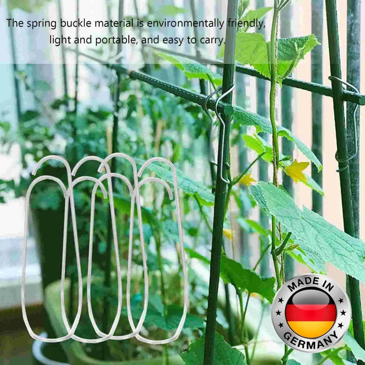 Galvanisierter Eisenverbinder, extrem stabil und langlebig, perfekt für Zäune und Gartenbau.