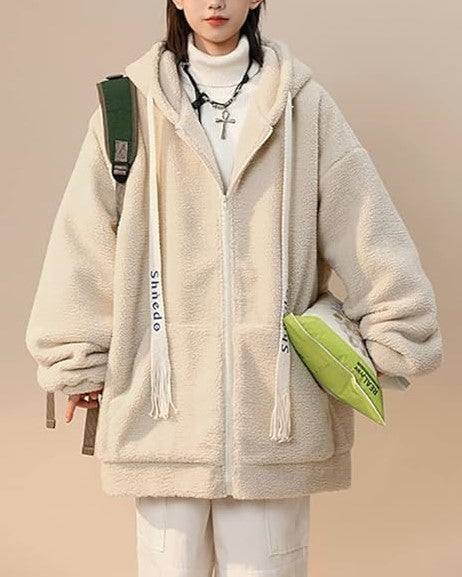 Lässige Damen Winterjacke in Übergröße, warm und bequem, für entspannte Outdoor-Momente.