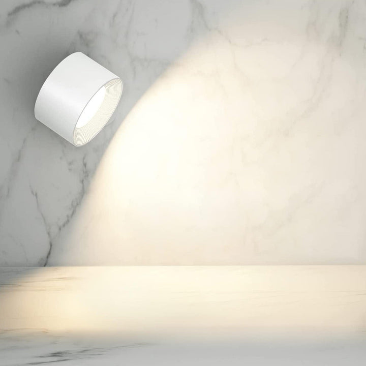 Moderne Wohnzimmerlampe: FlexiGlow kabellose LED-Wandleuchte, dimmbar & flexibel für Ambientebeleuchtung.