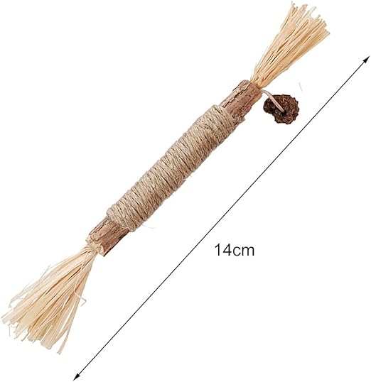 Katzenzähne werden durch spezielle Zahnreinigungssticks gereinigt für lang anhaltende Atemfrische.