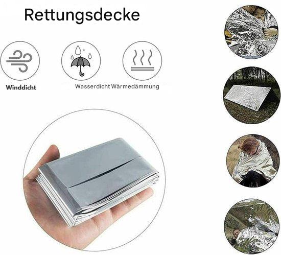 Wichtiges Überlebens-Vorbereitungsset für Outdoor-Aktivitäten. Maximale Sicherheit beim Camping & Wandern.