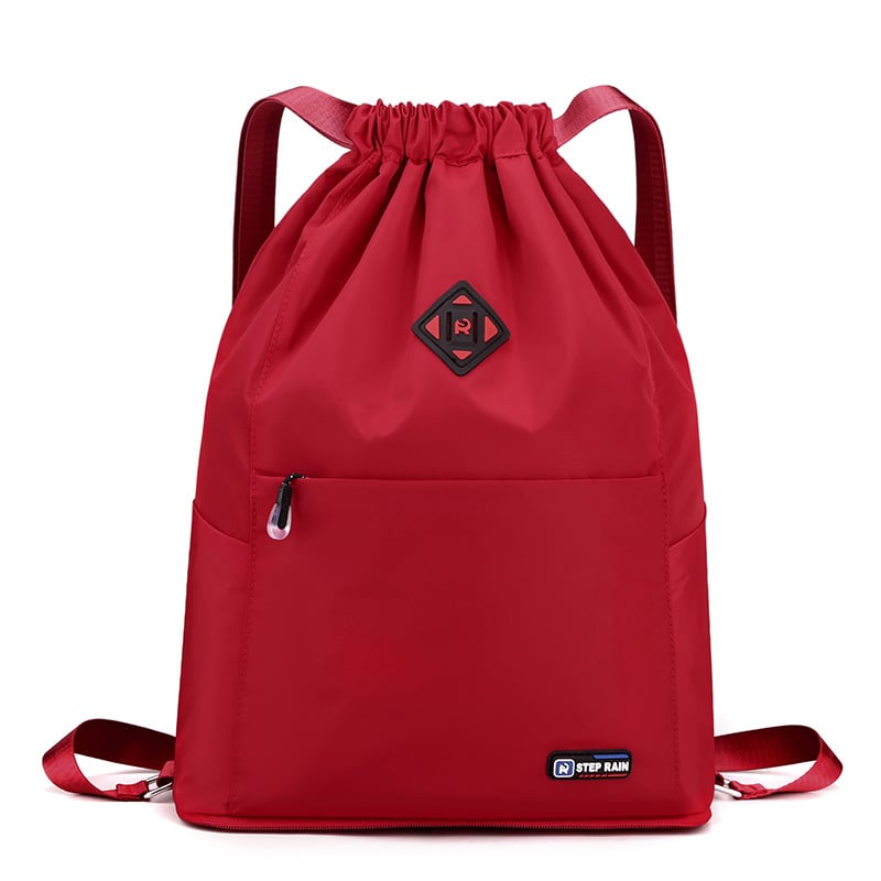 Großer, wasserabweisender Nylon-Faltrucksack für Damen & Herren, ideal als Sportbeutel & Alltagsrucksack.